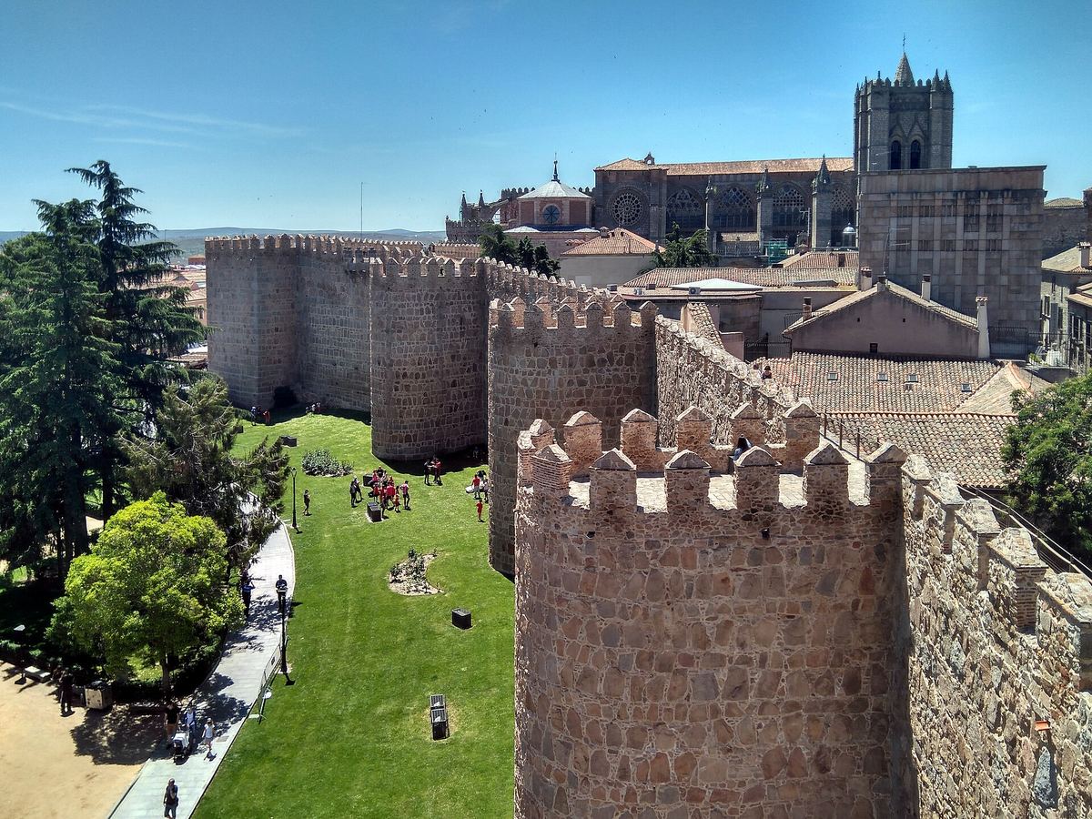 The medieval walls and towers of Ávila